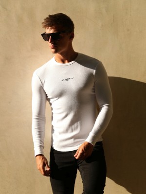 Blakely Alezio Textured Jumper Blancos | 942JKAMEL