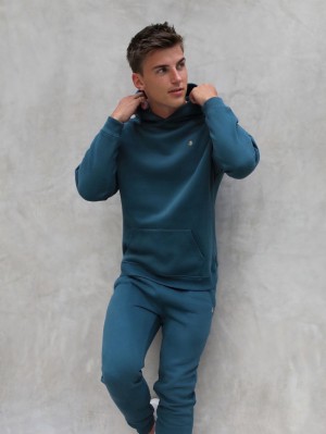 Blakely Anchor Relaxed Hoodie Verdes | 157RBGLWT
