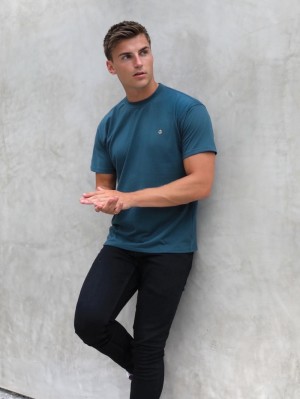 Blakely Anchor Relaxed T-Shirt Verdes | 069HAFUEL