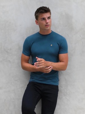 Blakely Anchor T-Shirt Verdes | 462UKNPFZ