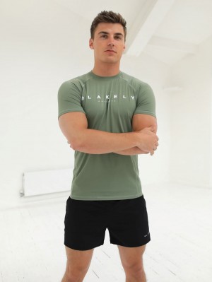 Blakely Apex Active T-Shirt Verdes | 364FRAJIY