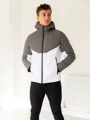 Blakely Arctica Jacket Grey/White | 729EZABMJ