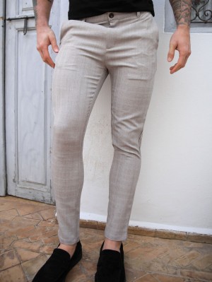 Blakely Assaki Checked Trousers Marrom | 250ZRPUJQ
