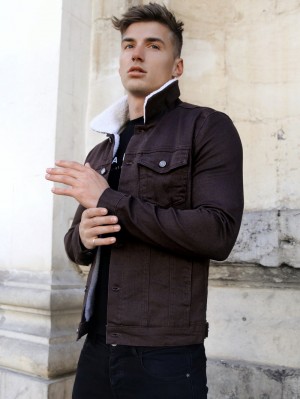 Blakely Baltimore Denim Jacket Marrom | 314KQIVHJ