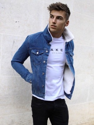 Blakely Banff Denim Jacket Azules | 013GREYMW