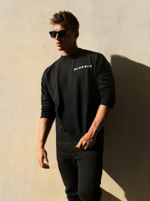 Blakely Blakely Knitted Jumper Negros | 579OKFCAB