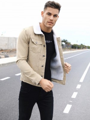 Blakely Bronx Denim Jacket Tan | 264HMEGBJ
