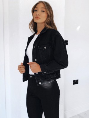 Blakely Brooklyn Denim Jacket Negros | 719FDPEOW