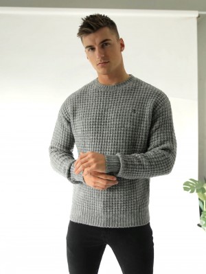 Blakely Burford Knit Jumper Grises | 681CXORBE