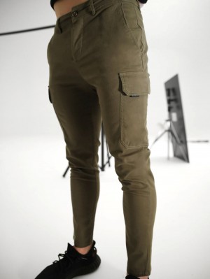Blakely Cargo Trousers Kaki Oscuro | 895GJNTDB