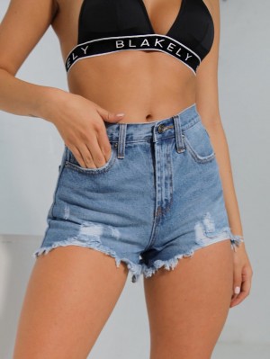Blakely Emery Denim Shorts Azules | 143RJQFEI