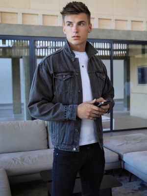 Blakely Greenwich Denim Jacket Grises | 987FACQNU