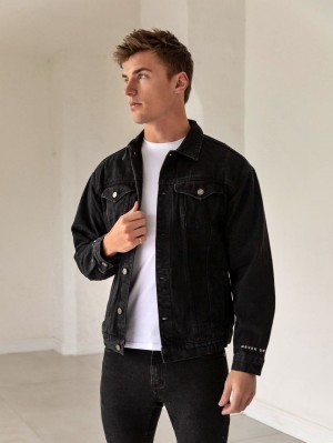 Blakely Greenwich Denim Jacket Negros | 891ZLBVUT