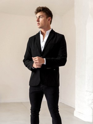 Blakely Haywood Blazer Negros | 392MKXRIE