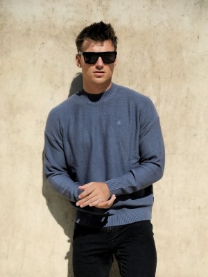 Blakely Huxley Knit Jumper Azules | 950YXZRCF
