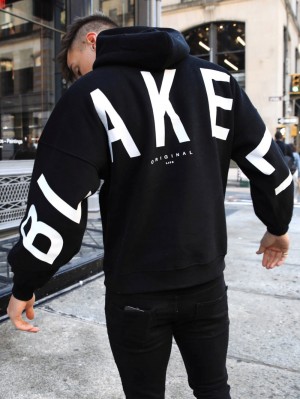 Blakely Idris Oversized Hoodie Negros | 802NJYTRZ