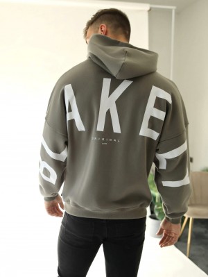 Blakely Idris Oversized Hoodie Verdes | 314ETOURD