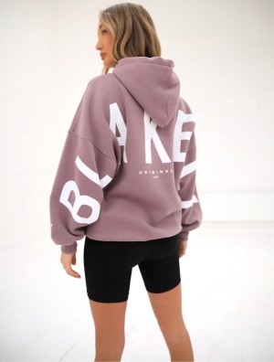 Blakely Isabel Oversized Hoodie Rosas | 369UYQXBF
