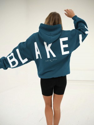 Blakely Isabel Oversized Hoodie Verdes | 563KDYMSN