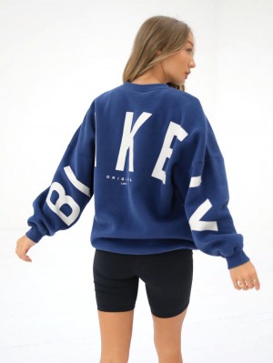 Blakely Isabel Oversized Jumper Azules | 152LJVSMN
