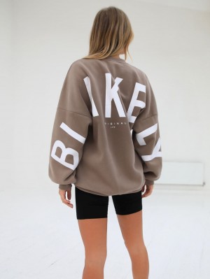 Blakely Isabel Oversized Jumper Marrom | 270NSPFTV