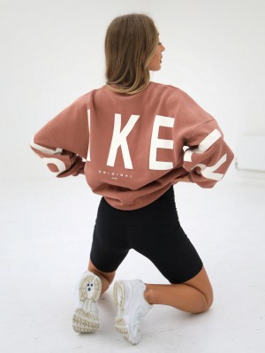 Blakely Isabel Oversized Jumper Naranjas | 956JGCMVT