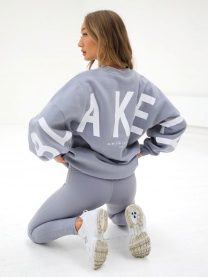 Blakely Isabel Oversized Jumper Pale Lilac | 932IRCPGQ