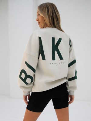 Blakely Isabel Oversized Jumper Verdes | 384VSRHMJ