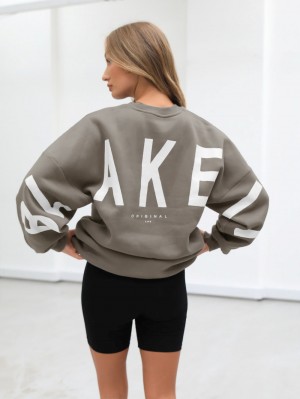 Blakely Isabel Oversized Jumper Verdes | 134FXTGRI