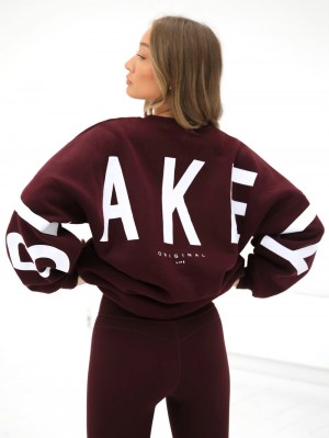 Blakely Isabel Oversized Jumper Vino | 350IKZNCP
