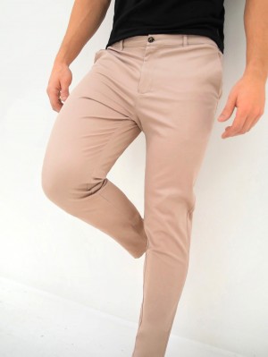Blakely Kingsley Slim Fit Tailored Chinos Rosas | 768OMXTZF
