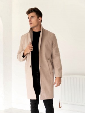 Blakely Knightsbridge Tailored Coat Tan | 087ZMDEYK