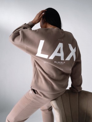 Blakely LAX Isabel Oversized Jumper Marrom | 071CYIOJQ