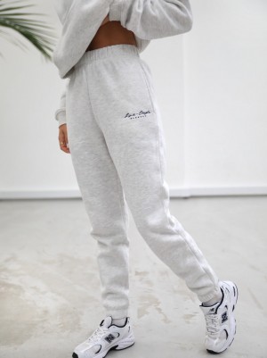 Blakely Life & Style Loose Fitting Sweatpants Blancos | 807DSIAYC