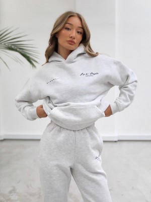 Blakely Life & Style Oversized Hoodie Blancos | 340PNHAXS