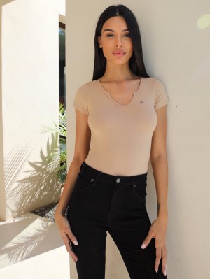 Blakely Lyla Bodysuit Tan | 108CBJDNQ