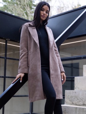 Blakely Mabel Tailored Longline Coat Cafes | 169BEZUPD