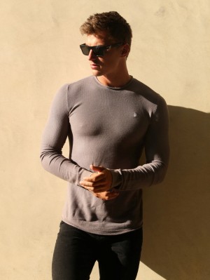 Blakely Mason Knit Jumper Lilac | 340AWGDSL