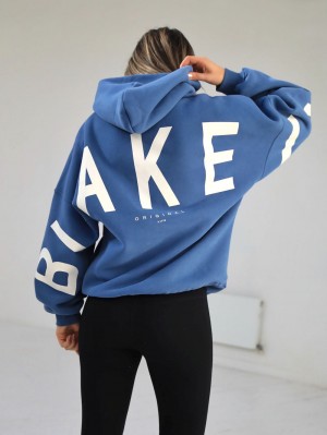 Blakely Members Isabel Oversized Hoodie Azules | 653FRVWXD