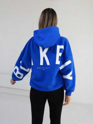 Blakely Members Isabel Oversized Hoodie Azules | 325XRCPJN