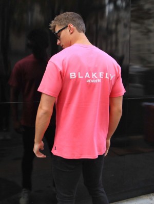 Blakely Members Relaxed T-Shirt Rosas | 762TJXOCI