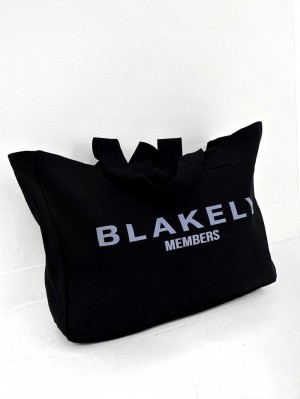 Blakely Members Tote Bag Negros Azules | 280GYDPVZ