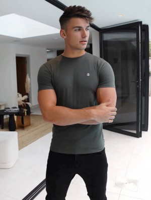 Blakely Olivet T-Shirt Verdes | 560QDJYUE