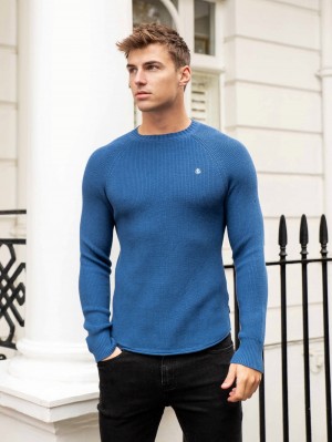Blakely Olton Knit Jumper Azules | 536BJKNUT
