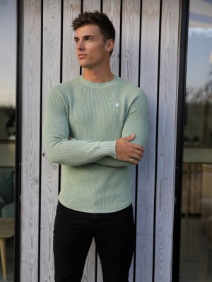 Blakely Olton Knit Jumper Verdes | 762AFDKNJ
