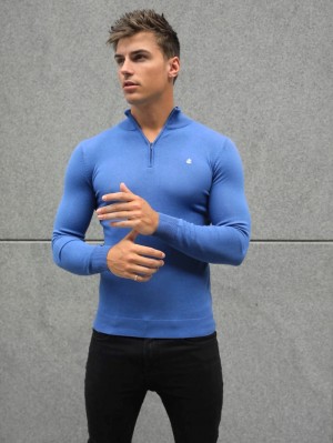 Blakely Oxbridge Jumper Azules | 028IPNCEX