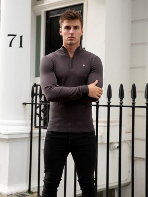 Blakely Oxbridge Jumper Grises Oscuro | 564OKJRGT
