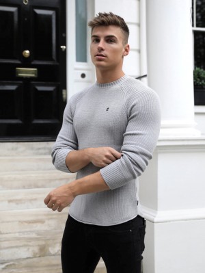Blakely Oxley Knit Jumper Stone | 865AHITCY