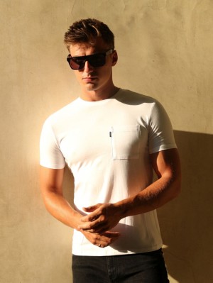 Blakely Pocket T-Shirt Blancos | 049BROEVG