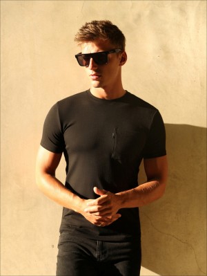 Blakely Pocket T-Shirt Negros | 160DZVUCJ